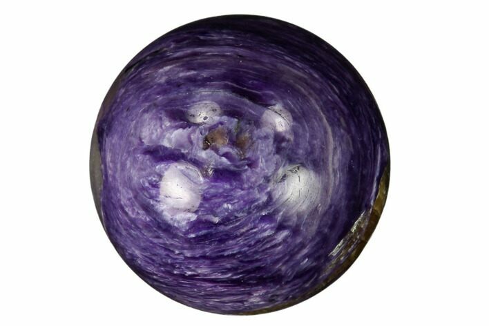 Polished Purple Charoite Sphere - Siberia #164043